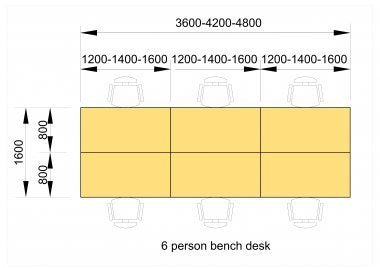 Veta Bench System Desk