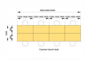 Veta Bench System Desk
