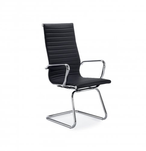ARIA High Back Leather Faced Conference Chair