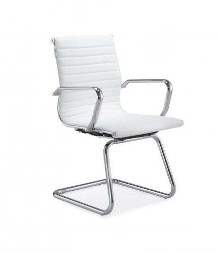 ARIA Medium Back Leather Faced Conference Chair