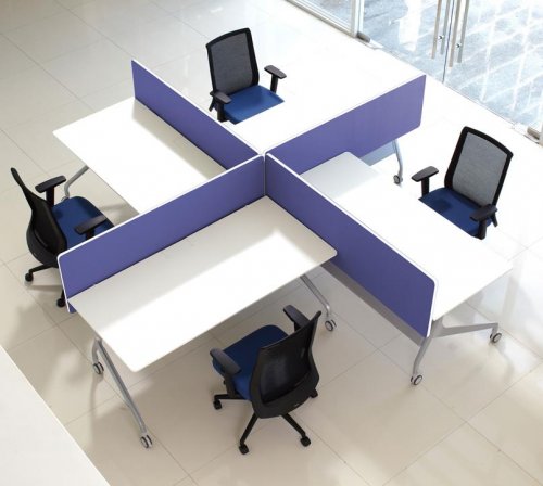 ARUN Desk Top Fabric Rectangular Screens
