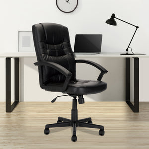 Darwin - High Back Leather Effect Executive Armchair for a Professional Look