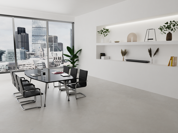 HIGH GLOSS Black Meeting Room Table