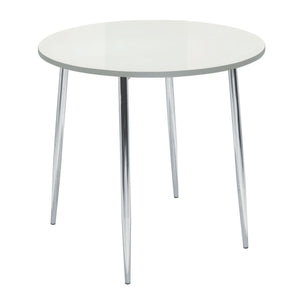 Ellipse 4 Leg Table | 800mm | White