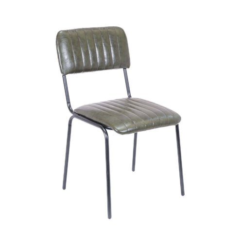 Tavern Side Chair | Green PU