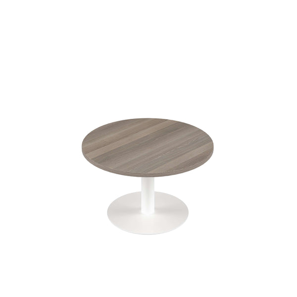 Contract Table Low (FSC) | 600mm | Grey Oak/White