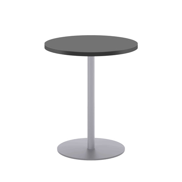 Contract Table Mid (FSC) | 600mm | Black/Silver