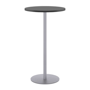 Contract Table High (FSC) | 600mm | Black/Silver