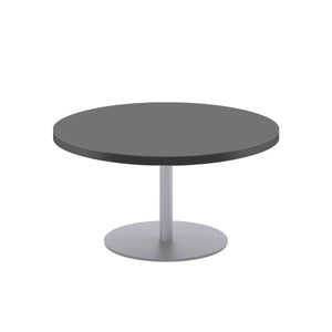 Contract Table Low (FSC) | 800mm | Black/Silver