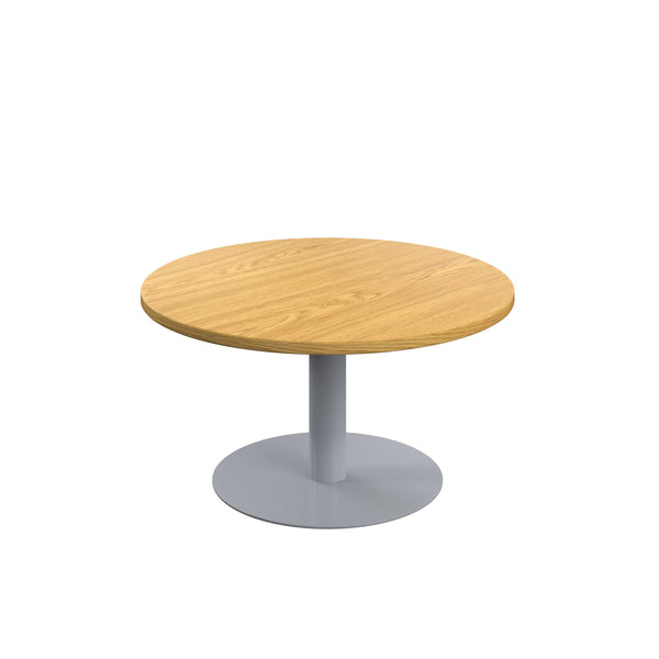 Contract Table Low (FSC) | 800mm | Nova Oak/Silver