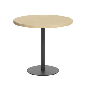 Contract Table Mid (FSC) | 800mm | Maple/Black