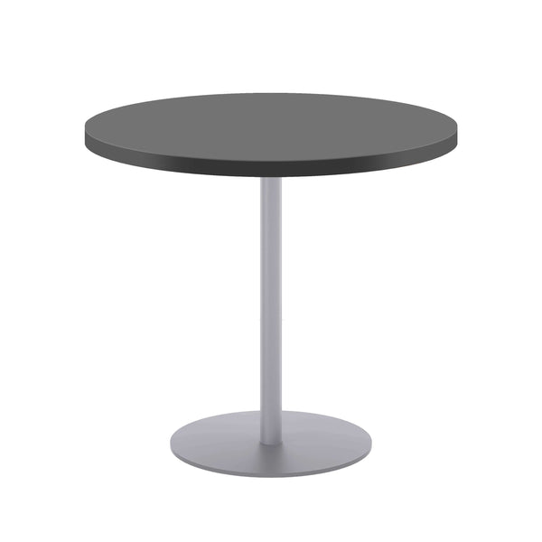 Contract Table Mid (FSC) | 800mm | Black/Silver