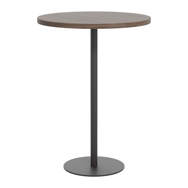 Contract Table High (FSC) | 800mm | Dark Walnut/Black