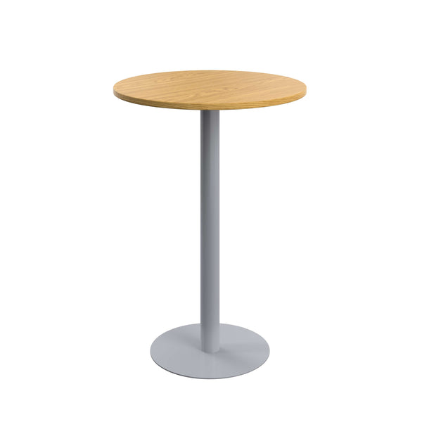 Contract Table High (FSC) | 800mm | Nova Oak/Silver