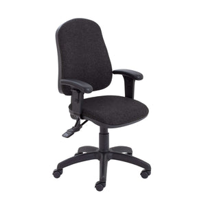 Calypso 2 Deluxe Chair | Adjustable Arms | Charcoal