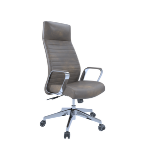 Dawn High Back Leather Executive Chair | Brown PU