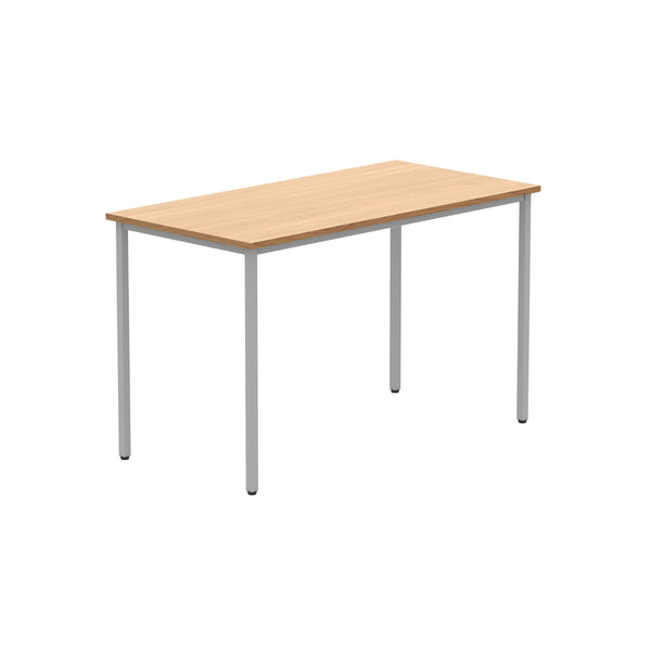 Office Rectangular Multi-Use Table (FSC) | 1200X600 | Norwegian Beech/Silver