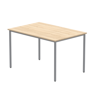 Office Rectangular Multi-Use Table (FSC) | 1200X800 | Canadian Oak/Silver