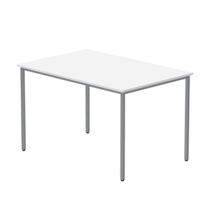 Office Rectangular Multi-Use Table (FSC) | 1200X800 | Arctic White/Silver