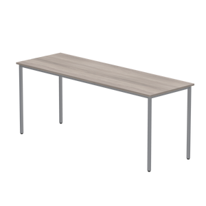 Office Rectangular Multi-Use Table (FSC) | 1800X600 | Alaskan Grey Oak/Silver