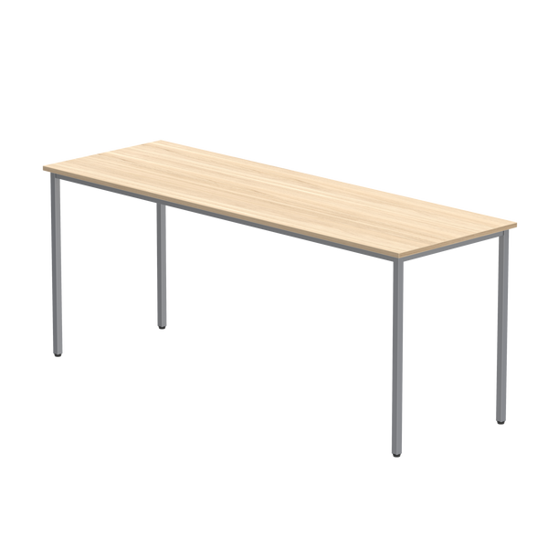 Office Rectangular Multi-Use Table (FSC) | 1800X600 | Canadian Oak/Silver