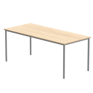Office Rectangular Multi-Use Table (FSC) | 1800X800 | Canadian Oak/Silver