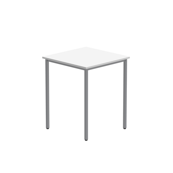 Office Rectangular Multi-Use Table (FSC) | 600X600 | Arctic White/Silver