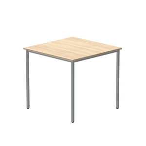 Office Rectangular Multi-Use Table (FSC) | 800X800 | Canadian Oak/Silver
