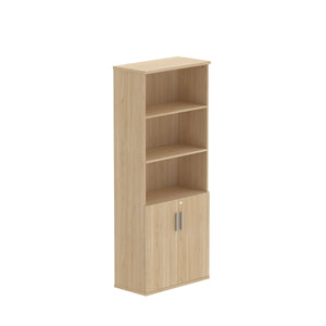 Combination Cupboard with Doors (FSC) | 1900 High | Canadian Oak
