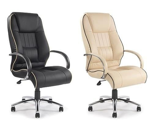 CROUPIER Leather Faced Executive Chair