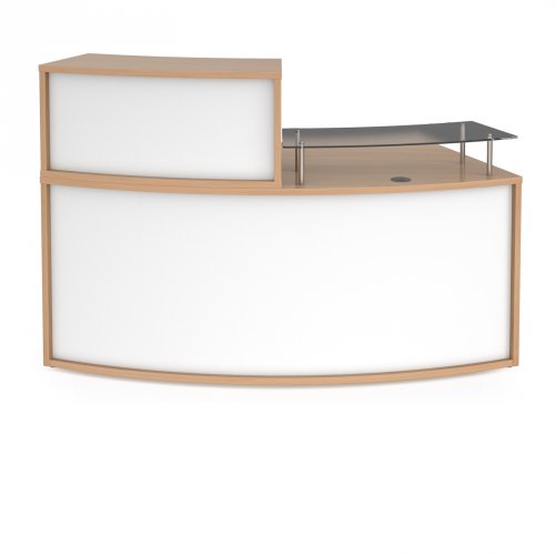 DENVER Compact Curved Reception Desk