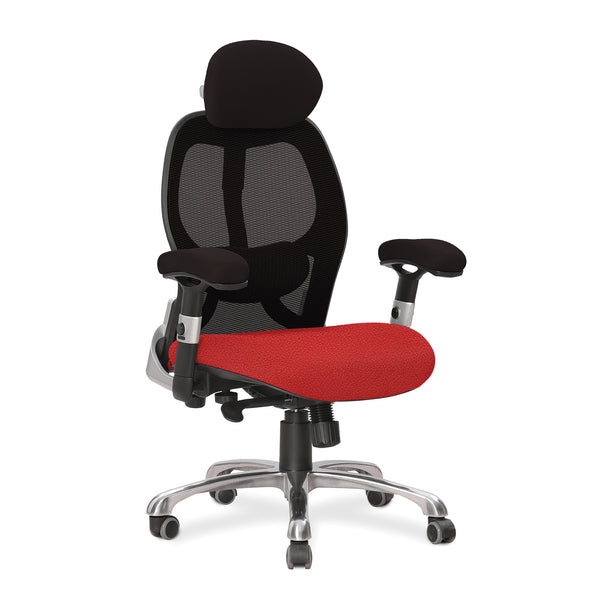 Ergo - Custom Fabric 24 Hour Use Certified Ergonomic Executive Chair with Lumbar support