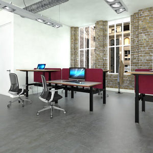 ELEVATE Electric Height Adjustable Double Back to Back Desks