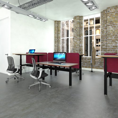 ELEVATE Electric Height Adjustable Double Back to Back Desks