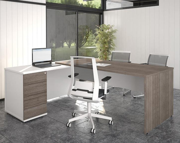 Esteem Executive Panel End Radial Desking