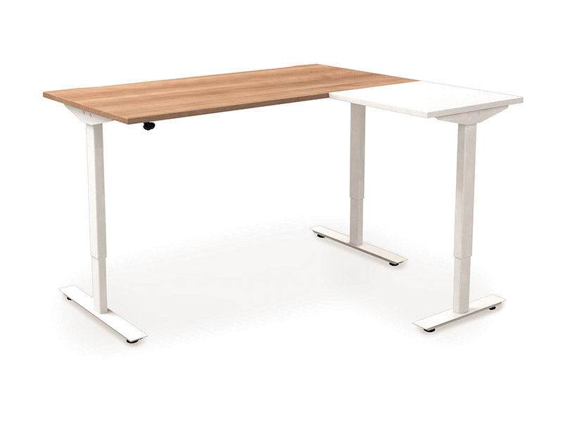 Freedom Lite Electric Sit/Stand Desk with Right Angled Return