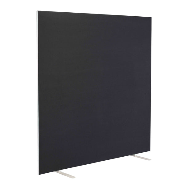 Floor Standing Screen Straight | 1600W X 1600H | Black