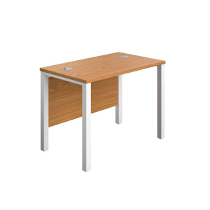 Goal Post Rectangular Desk (FSC) | 1000X600 | Nova Oak/White