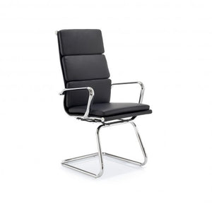 GUARDIAN High Back Leather Faced Conference Chair
