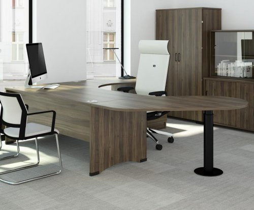 GULF Wood Veneer Executive Desk