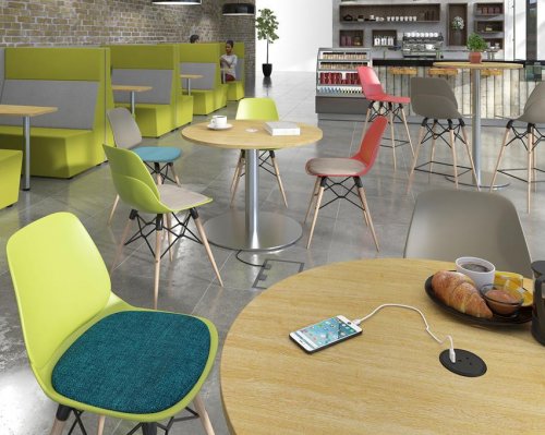 INTUITION Power Ready Cafe Table