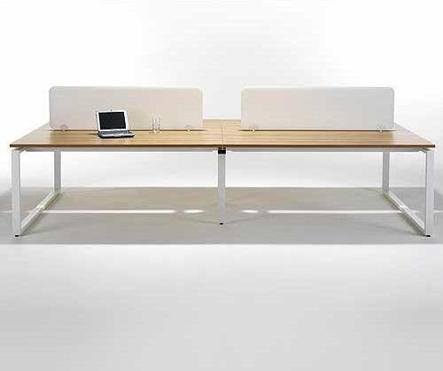 MOONLIGHT Frosted Acrylic Rectangular Desk Screens