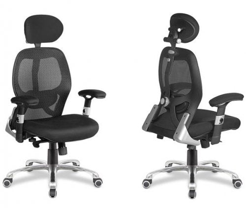 Ergo - Custom Fabric 24 Hour Use Certified Ergonomic Executive Chair with Lumbar support