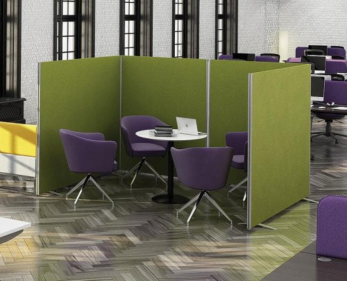 NETWORK Floor Standing Fabric Screens