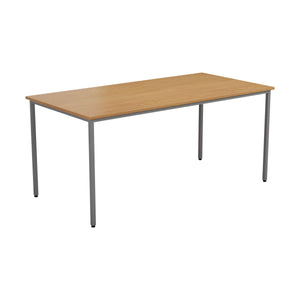 Rectangular Multipurpose Table | 1800 X 800 | Nova Oak/Silver