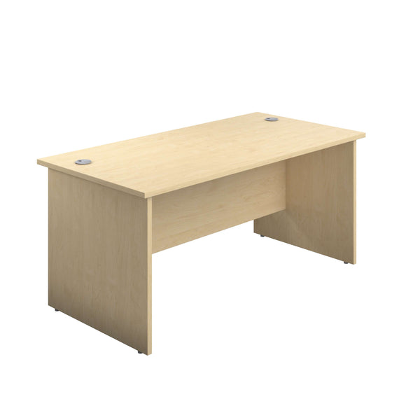 Panel Rectangular Desk: 800mm Deep | 1400X800 | Maple