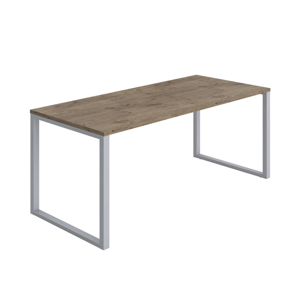 Picnic High Table (FSC) | 1800X800 | Grey Nebraska Oak/Silver