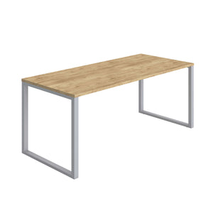Picnic High Table (FSC) | 1800X800 | Natural Nebraska Oak/Silver
