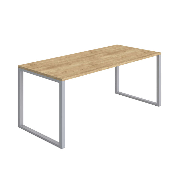 Picnic High Table (FSC) | 1800X800 | Natural Nebraska Oak/Silver