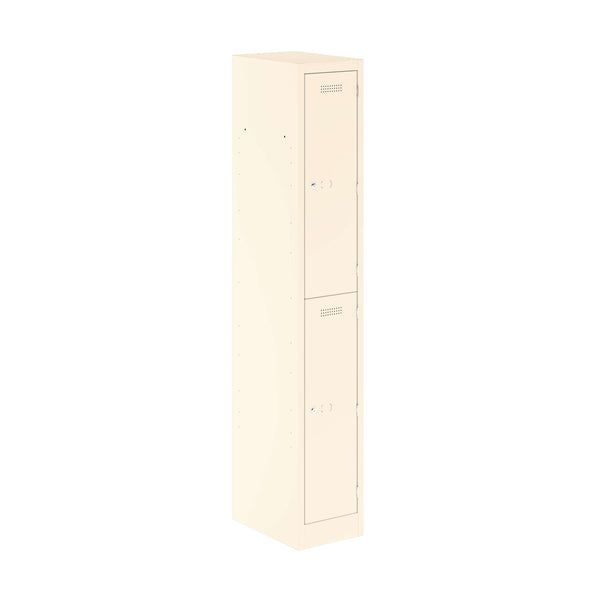 Primary 2 Door Single Locker Column | Chalk